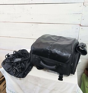 DEGNER デグナー シートバッグ ブラック ナイロン カバー フック付き バイク用 鞄 ケース
