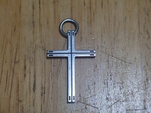 dokta- Monroe * silver made Cross pendant top used 