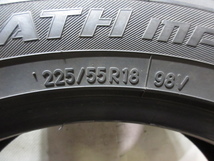 中古タイヤ　225/55R18　トーヨー　TRANPATH MPZ　8分山　2021年式　2本セット_画像6