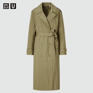 UNIQLO U オーバートレンチコート オリーブ　XL 男女兼用　ユニクロユー