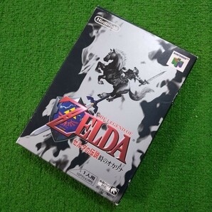 NINTENDO 64 ソフト カセット ゼルダの伝説 時のオカリナ 動作確認済み 人気ソフト N64 ニンテンドー64 希少品 箱説あり 箱 説明書の画像5