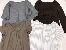 FS-504　おしゃれ女子コーデ【＃グローバルワーク・アース・INED・ZARA・コムサ等おまとめセット　サイズS~L　大量45着　】☆大量☆古着☆_画像5