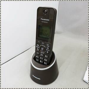 【 簡易動作確認済 】 Panasonic VE-GZS10DL KX-FKD550-T コードレス 電話機 ブラウン HA041420