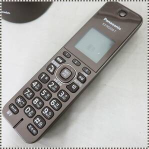 【 簡易動作確認済 】 Panasonic VE-GZS10DL KX-FKD550-T コードレス 電話機 ブラウン HA041420の画像2