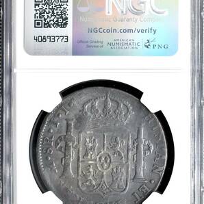 ★金終 【NGC F D】1816Mo JJ メキシコ 8R銀貨 未使用 世界コイン 古銭 貨幣 硬貨 銀貨 金貨 銅貨【決済期限火曜日】の画像4