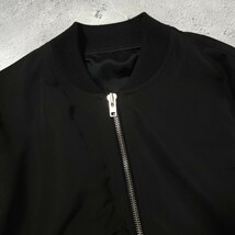 【未使用】Rick Owensフライトジャケット46 ブルゾン スカジャン MA ブラック 黒 ミリタリー　ボンバー bomber DRKSHDW_画像5