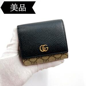 ◇グッチ◇598587/GGマーモント/折り財布/ブランド