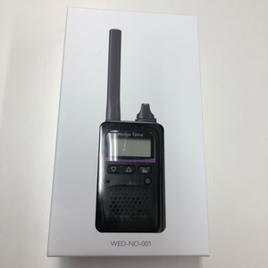 本体美品 WED-NO-001 Wedge Talkie 特定小電力トランシーバー ウェッジトーキー 無線機[2270]