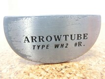 ♪ARROWTUBE アローチューブ TYPE WH2 #R マレット パター 33.5インチ 純正スチールシャフト 中古品♪T0765_画像2