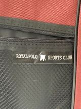 ROYAL POLO SPORTS CLUB ロイヤルポロ　スポーツ　3ウェイバッグ　ワインレッド　ショルダー/手提げ/バックパック　●_画像8