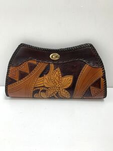  leather craft clutch back *