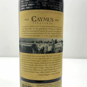 ケイマス ヴィンヤーズ 40周年記念ボトル 2012 CAYMUS VINEYARDS ANNIVERSARY 2012 U.S.A ●の画像2