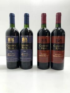 カミノリアル　グランリゼルヴァ　CAMINO REAL GRAN RESERVA 4本(MERLOT×2CABERNET SAUCIGNON×2) ●チリ赤ワイン