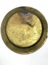 ヴィンテージのオリエンタル真鍮皿キャメル華やかなキャンドル皿1930年代壁掛けVintage of Oriental Brass Dishes Ornate Candle Dish. _画像3
