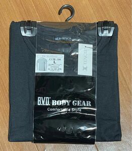 BVD BODY GEAR クルーネック Tシャツ Lサイズ 黒 テンセル