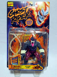 定形外可 トイビズ 1995年 ベンジャンス VENGEANCE *コミック付き 5″GHOST RIDER ゴーストライダー TOYBIZ マーベル /パニッシャー