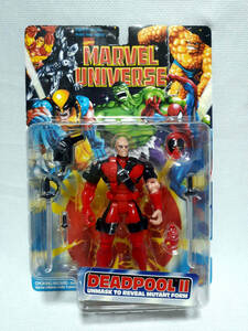 トイビズ 1996年 5″ デッドプールⅡアンマスクド MARVEL UNIVERSE　UNMASKED DEADPOOL *TOYBIZ マーベル ユニバース X-MEN ウルヴァリン