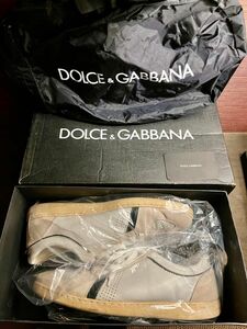 元箱有！ドルチェガッバーナDOLCE&GABBANA レザースニーカー　28cm