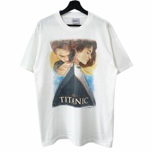 ■激レア■90s USA製 TITANIC ムービー Tシャツ LXL相当 タイタニック STANLEY DESANTIS 映画 ビンテージ