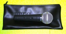 SHURE SM58SE ダイナミックマイクロホン /定番ボーカルマイク 【動作確認済】/付属品一式 /美品_画像3