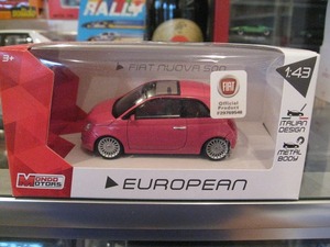 ★モンドモータース FIAT純正1/43FIAT New チンク500 ピンク系☆