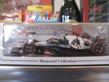 New☆Ｆ１速報特注スパーク製1/43角田 "Back in the Points!!アルファタウリAT04 ホンダRBPT 2023 Belgian GP ☆_画像3