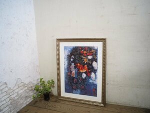 taI0491*⑥H93cm×W73cm* acrylic fiber entering * Classic . design. old picture frame * art frame oil painting watercolor painting interior retro Vintage L.1