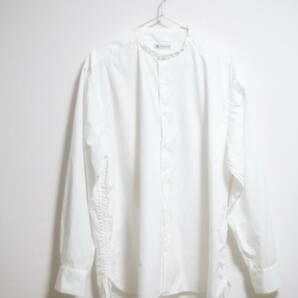 SEEALL THOMAS MASON バンドカラー長袖シャツ サイズ48 シーオール トーマスメイソン 古着屋hikariの画像1