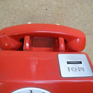 赤電話 671-A2N電話機 1975 田村電機製作所1975／公衆電話・貯金箱・修理用・部品取り (^41XD17Cの画像4