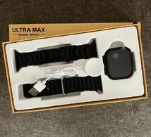 【数量限定】最新型 新品 スマートウォッチ HK9 ULTRA MAX 黒 2.19インチ 健康管理 音楽 スポーツ 防水 血中酸素 Android iPhone対応_画像3