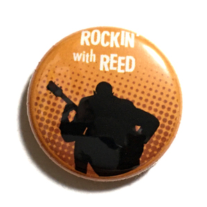 缶バッジ 25mm Jimmy Reed rockin With REED ジミーリード ブルースの画像1