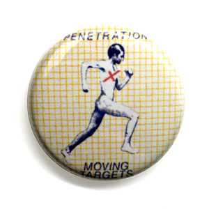25mm 缶バッジ PENETRATION MOVING TARGETS ぺネトレーション New Wave Power Pop PUNK