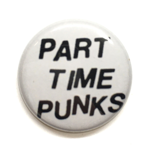 25mm 缶バッジ TELEVISION PERSONALITIES part time punks Where's Bill Grundy Now ? Rough Trade Records