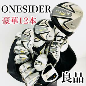 初心者おすすめ ONESIDER フルセット メンズゴルフ 12本 簡単 入門 ワンサイダー つるやゴルフ TSURUYA 優しい SR キャディバッグ カバー 