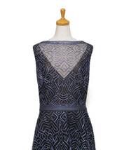 TADASHI SHOJI　タダシショージ　BLACK & BLUE　ロングフォーマルドレス　「１６ 」/ ３XL-４XL_画像5