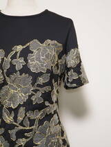 TADASHI SHOJI　タダシショージ　BLACK, GRAY, & GOLD　ワンピース　「６ 」/ １１号程度_画像8