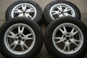 深溝 ヨコハマ エコスES31 195/65R15 トヨタ ３０プリウス純正 6J +45 PCD100 カローラ ツーリング ウィッシュ CT200h アリオン 車検*497h