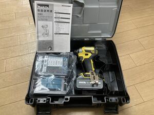 最新モデル マキタ インパクトドライバー TD173 TD173DGXFY イエロー オリジナルフルセット 新品 バッテリー1個