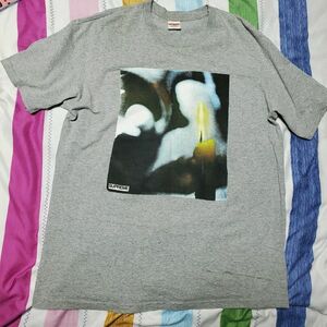 supreme17AW Candle Tee M グレー