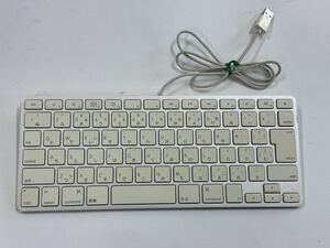 L118)動作品 アップル A1242 USBキーボード Apple 有線 日本語配列 純正