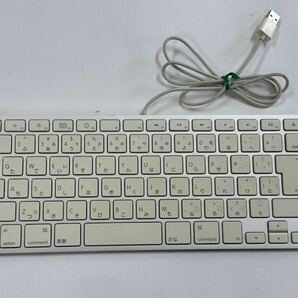 L118)動作品 アップル A1242 USBキーボード Apple 有線 日本語配列 純正の画像1