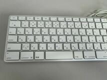 L135)Apple純正 日本語配列 USBキーボード ★ Apple Keyboard A1243 JIS テンキー付 動作確認済_画像2