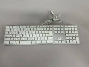 L244)Apple純正 日本語配列 USBキーボード ★ Apple Keyboard A1243 JIS テンキー付 動作確認済