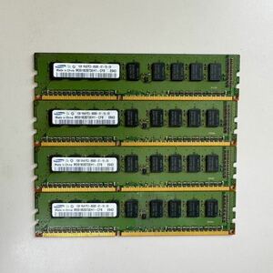 *SAMSUNG 1GB 1Rx8 PC3-8500E-07-10 1GB×4枚