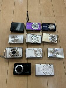 L149) Junk digital camera SONY / LUMIX / PENTAX/FUJIFILM/Canon/ Konica minolta/11 pcs set sale digital camera 