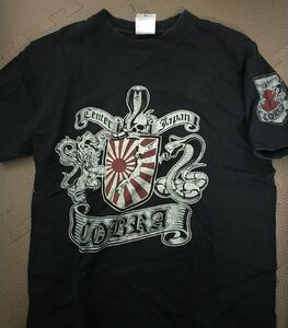 　週末特価　COBRA　Oi バンドTシャツ　コブラ　入手困難　sizeS　パンク　日章旗　バイク　　レアTシャツ　