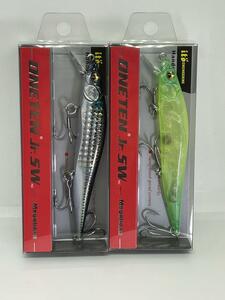 メガバス ビジョン ワンテン Jr SW 2個セット 未開封品 SHELL SKIN LEMON / GG TIDAL MULLET VISION 110 ONETEN