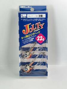 ブルーブルー ジョルティ 22 ジグヘッド 未開封品 オレンジベリー BlueBlue JOLTY 22g