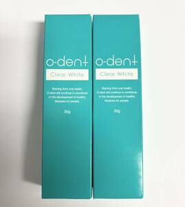 o-dent　オーデント　エイゼル 薬用ジェル歯磨き　２本　クリアホワイト 