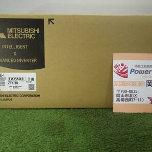 2023年11月製造★ミツビシ インバータ FR-A820-1.5K-1 50/60Hz AC200-240V 三菱電機 未開封 外箱に汚れあり 未使用品 240408の画像1